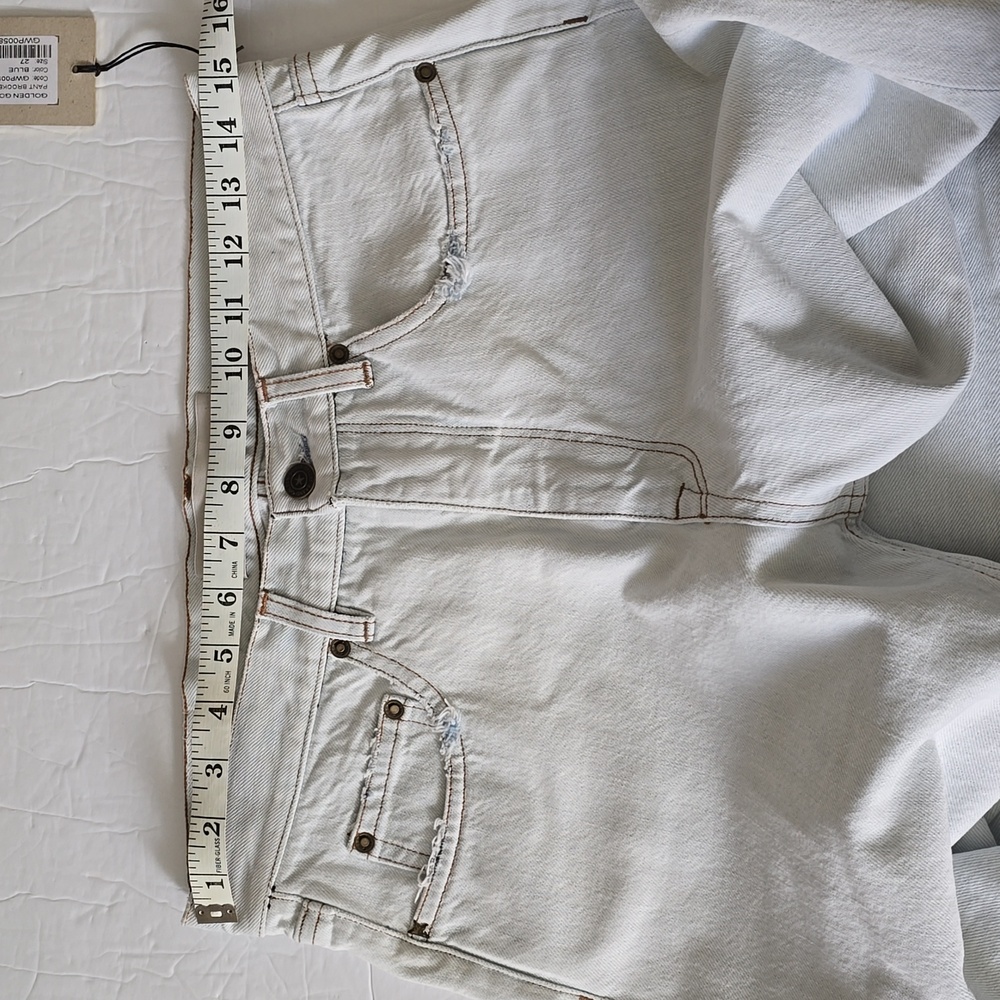 Golden Goose Brooke Boyfriend Bleached Jeans Size 27 - Picture 10 of 11